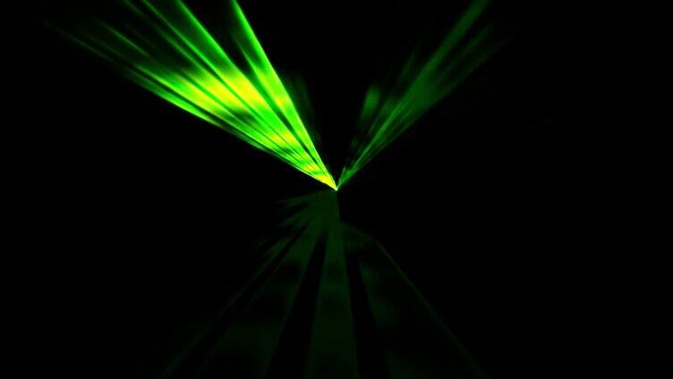 绿色激光舞台灯光