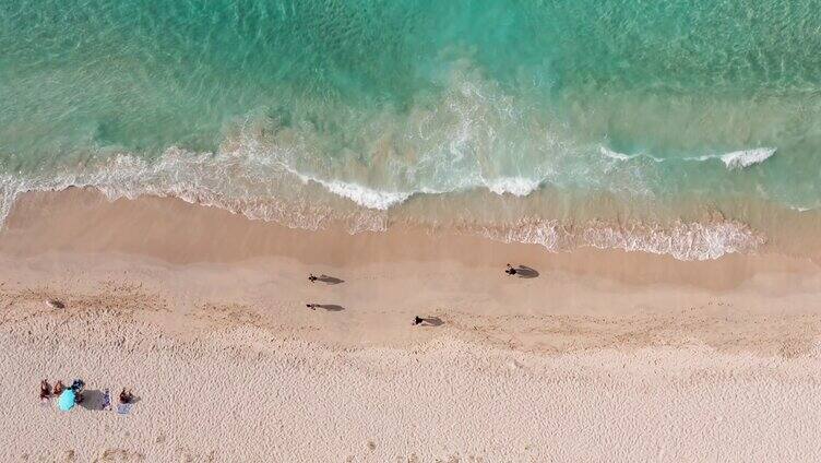 4K海浪大海浪花