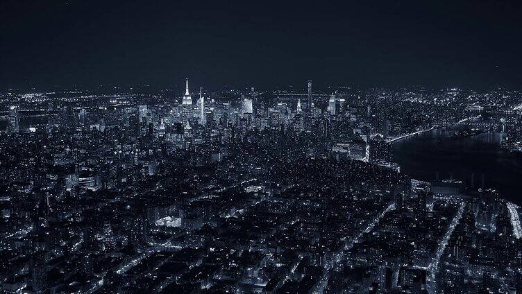 4K震撼唯美城市夜景
