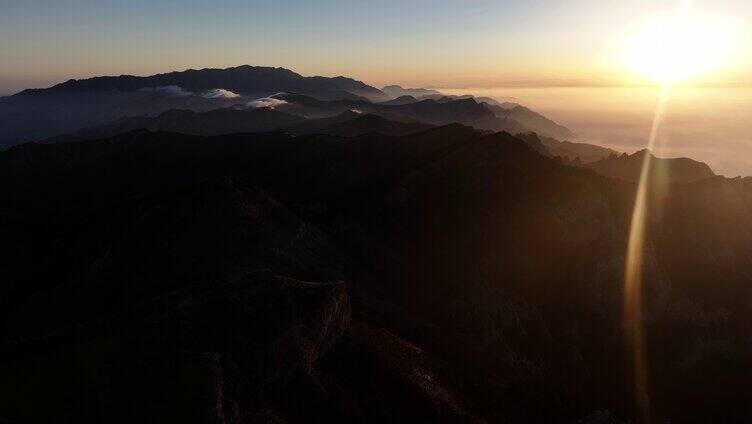 云雾缭绕 云雾 森林 贺兰山 云海 