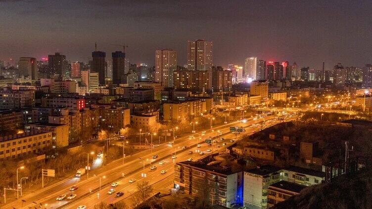 新疆乌鲁木齐红山夜景