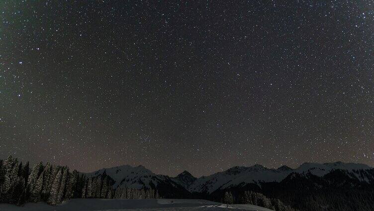 户外流星雨星星