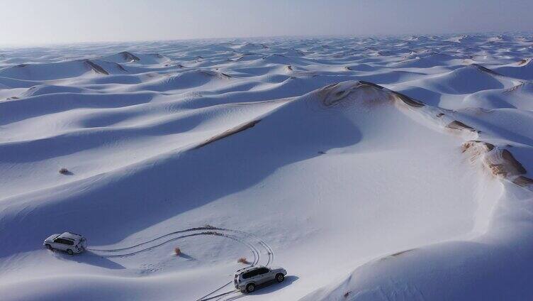 沙漠 雪景 气候 冬季 雪地行车 越野