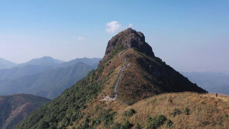 东莞银瓶山全景航拍