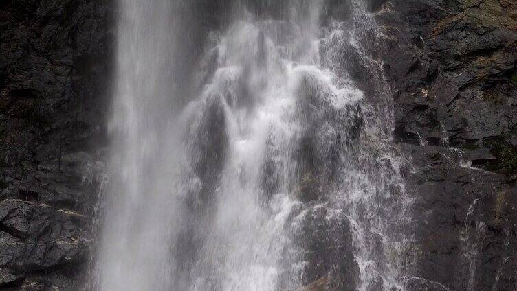 4k瀑布水流河流自然流水山水高山