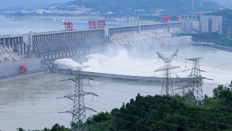2024年三峡大坝首次泄洪
