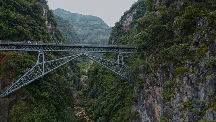 全国重点文物云南滇越铁路人字桥铁路桥