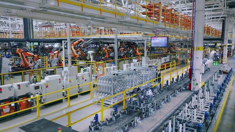 汽车制造 工厂 自动化 机械臂