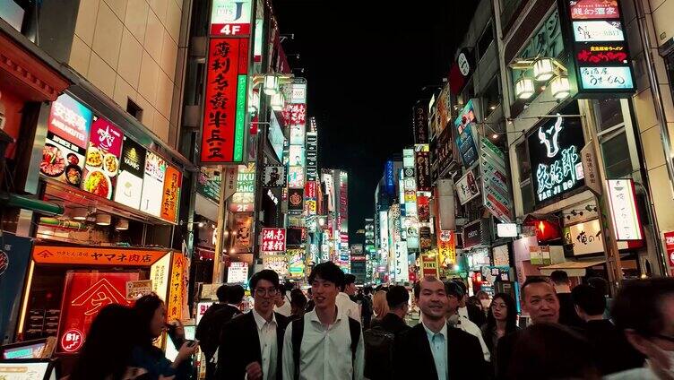 日本城市夜景空境