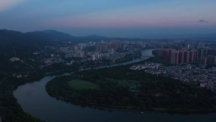 百色市右江区日落晚霞