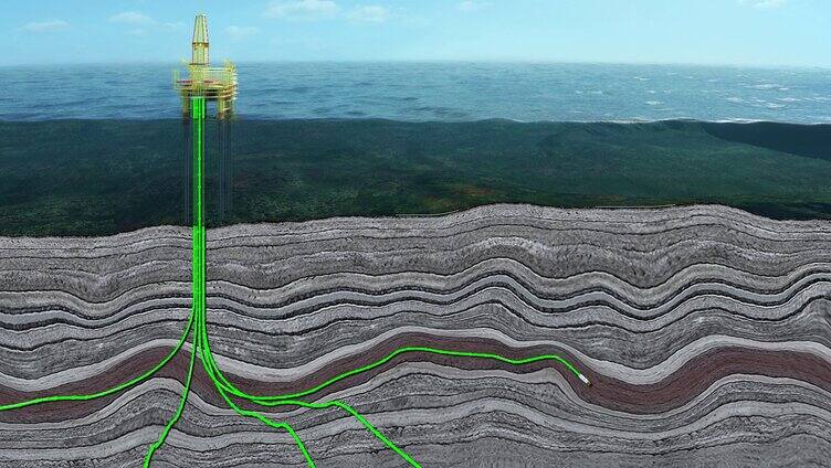 海上钻井 钻井动画 智能扰障技术