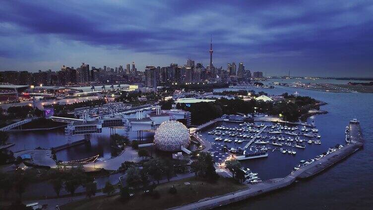 加拿大多伦多城市航拍