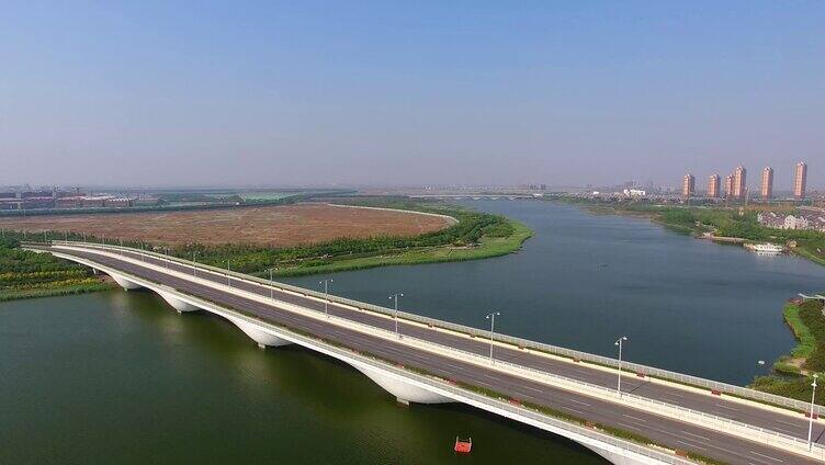 天津静湖 湖面 湖水 湖景 天津生态城静