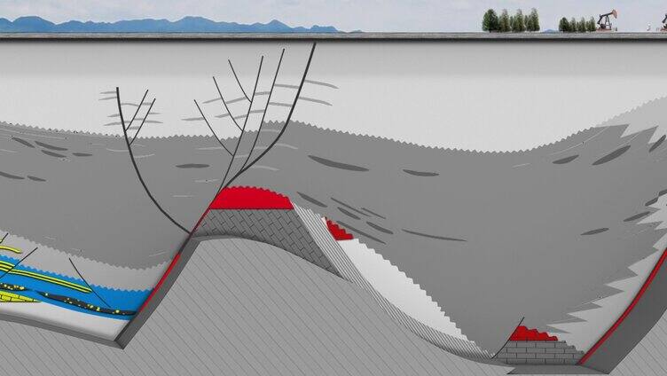 石油形成油藏断层潜山油气藏 冀中坳陷