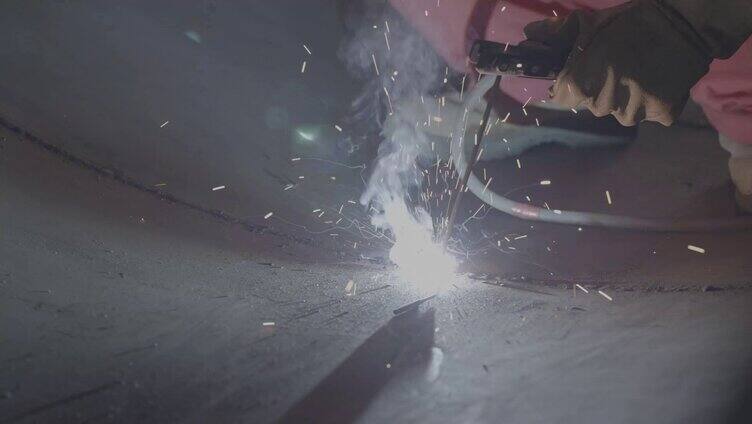 焊接打磨火花