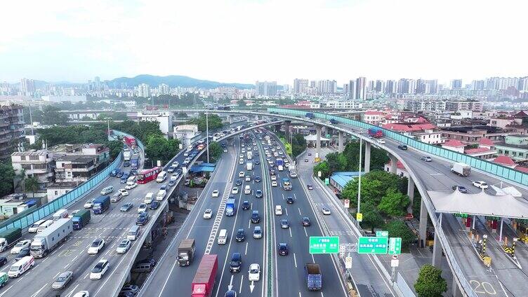 中国广东省广州市广清立交桥