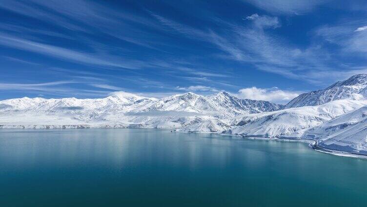（延时6段）新疆帕米尔高原雪山白沙湖合集