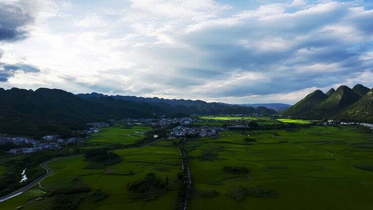 （延时）中国贵州兴义万峰林自然风光航拍