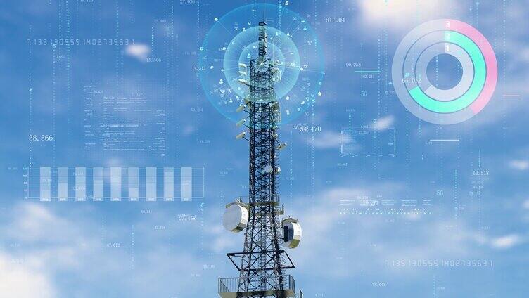 5G网络信号传输铁塔