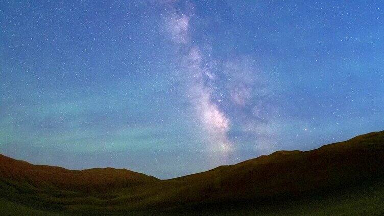 星空银河极光延时