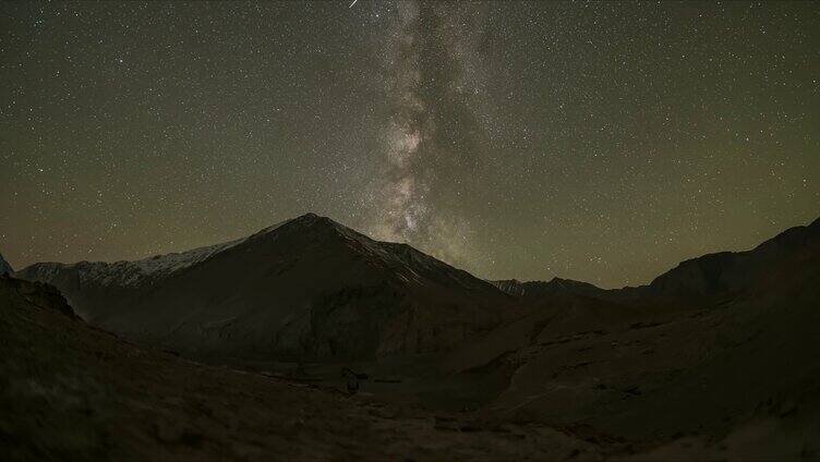 麻扎达坂唯美星空银河延时