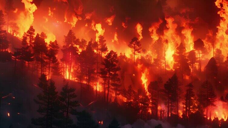 森林大火 防火安全 乱扔烟蒂