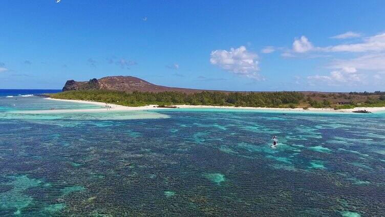 毛里求斯海洋度假海景海岛风光