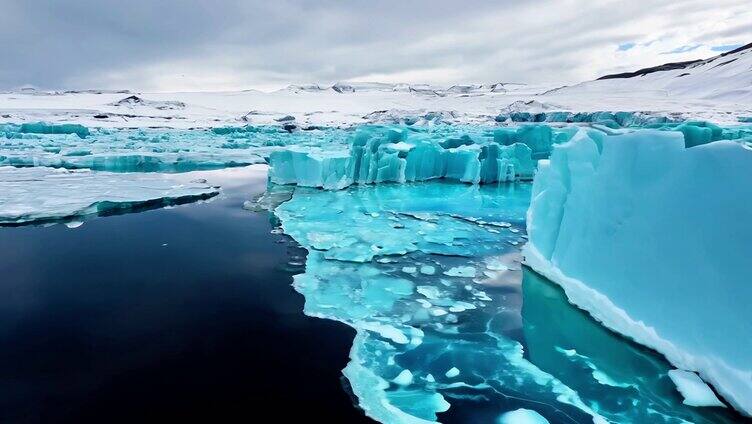 冰川融化南极洲北极