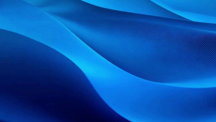 蓝色抽象波纹背景