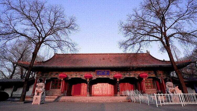 实拍太原晋祠胜境古建筑群寺庙博物馆风景区