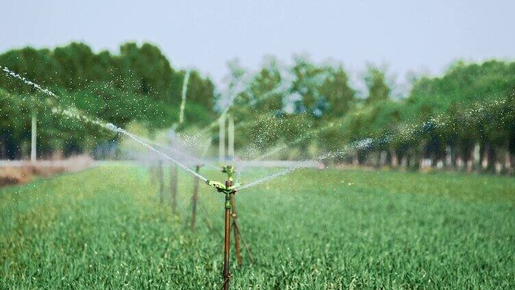 庄家灌溉喷水三农树林蔬菜农业科技云洒水机