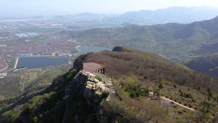 4K航拍5A景区江苏最高峰花果山玉女峰