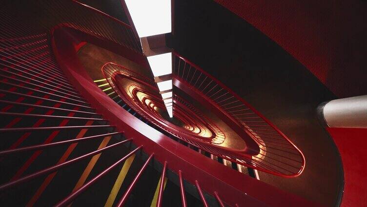 国家大剧院旋转楼梯建筑设计艺术空间