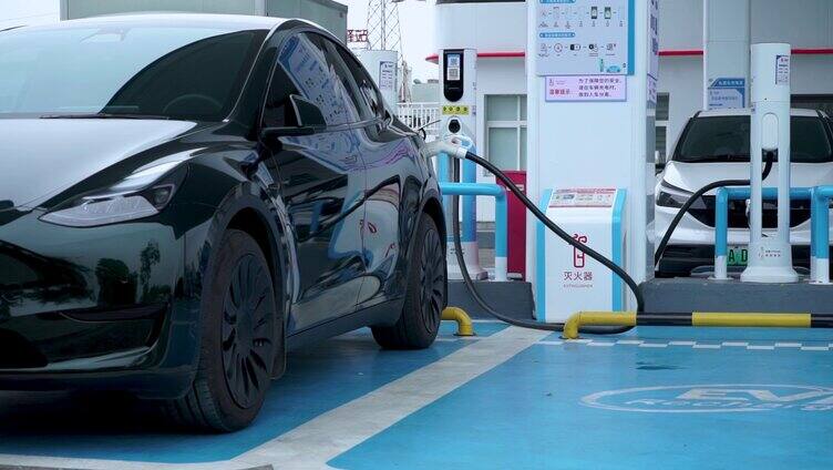 特斯拉汽车 新能源汽车充电