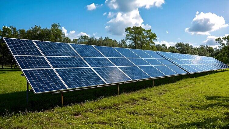 光伏太阳能板清洁能源新能源发电