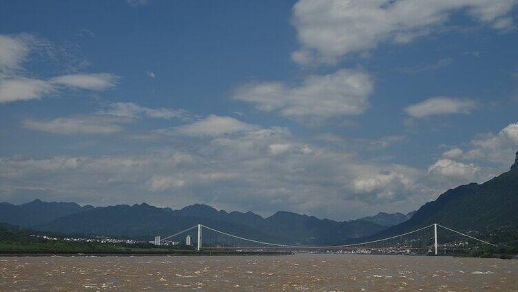 西陵长江大桥延时摄影