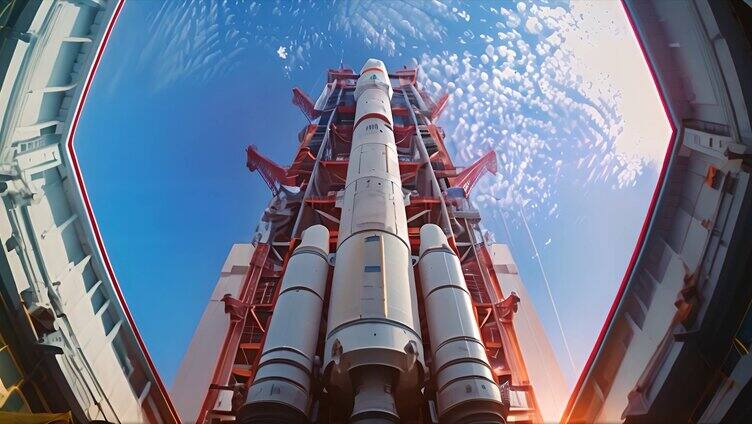 宇宙探索火箭点火发射升空科技发展