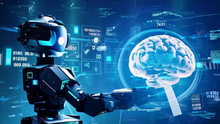 AI人工智能机器人科技大脑VR虚拟现实 