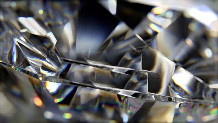 钻石水晶折射背景