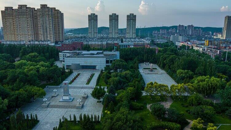 雷锋纪念馆航拍