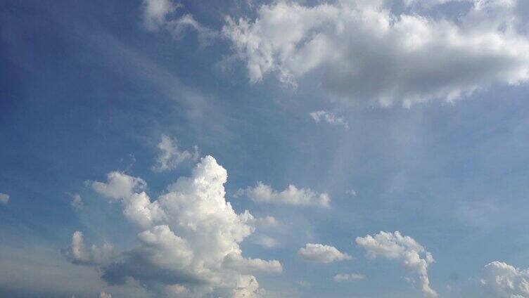 蓝天白云 云朵流动 延时