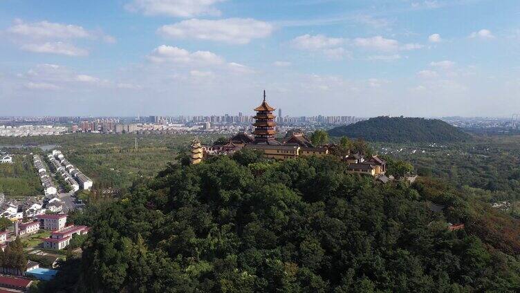 4K南通狼山国家4A级风景区航拍