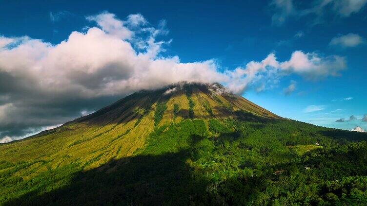 火山美丽的风景