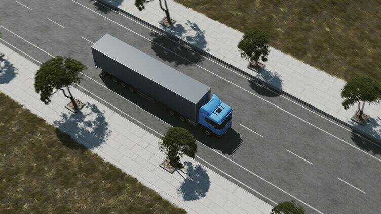 卡车货车物流货运交通运输