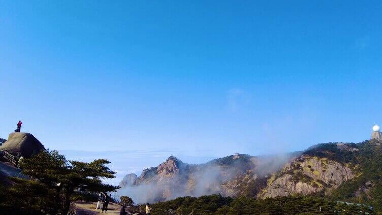 安徽黄山延时风景视频素材