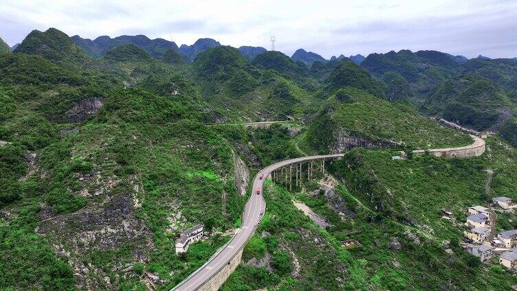  贵州 盘山公路 山路