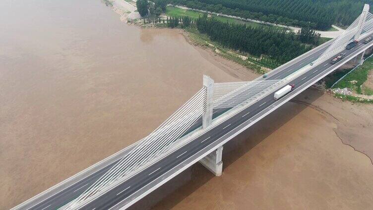 黄河水 黄河大桥 黄河浮桥 黄河交通