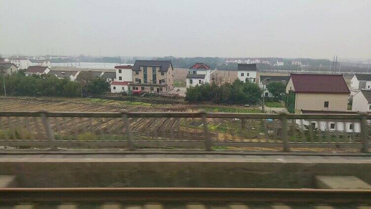 火车动车高铁窗外的风景