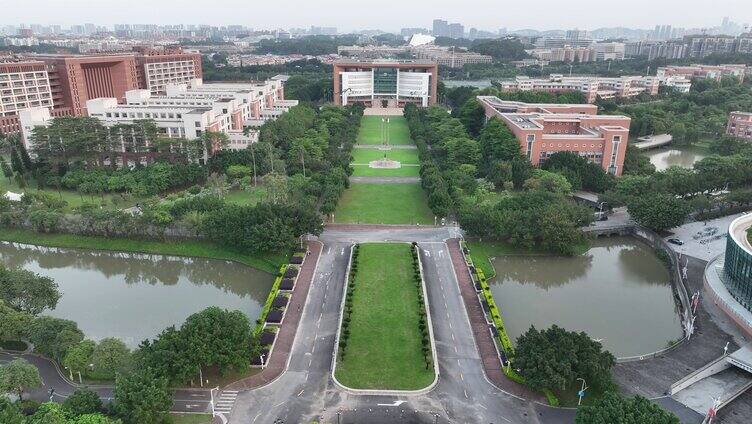 航拍广州大学城（中山大学）