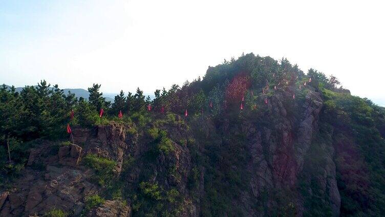 航拍-青岛毛公山